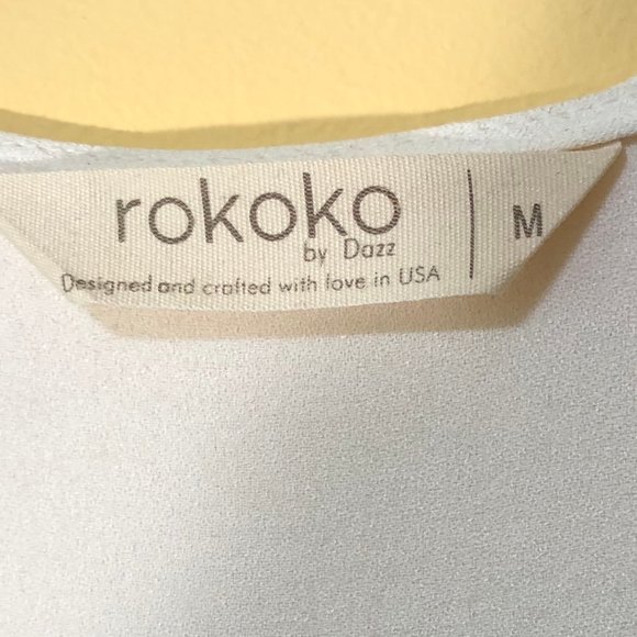 Rokoko Chiffon Twist Wrap Laced-up Closure Medium - Picture 3 of 9